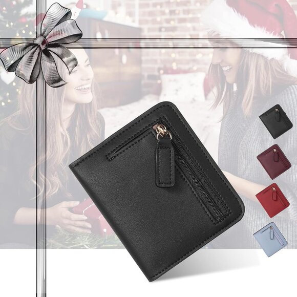 Compact Luxury Leather Wallet for Women: RFID Blocking & Organized Design - Picture 7 of 9